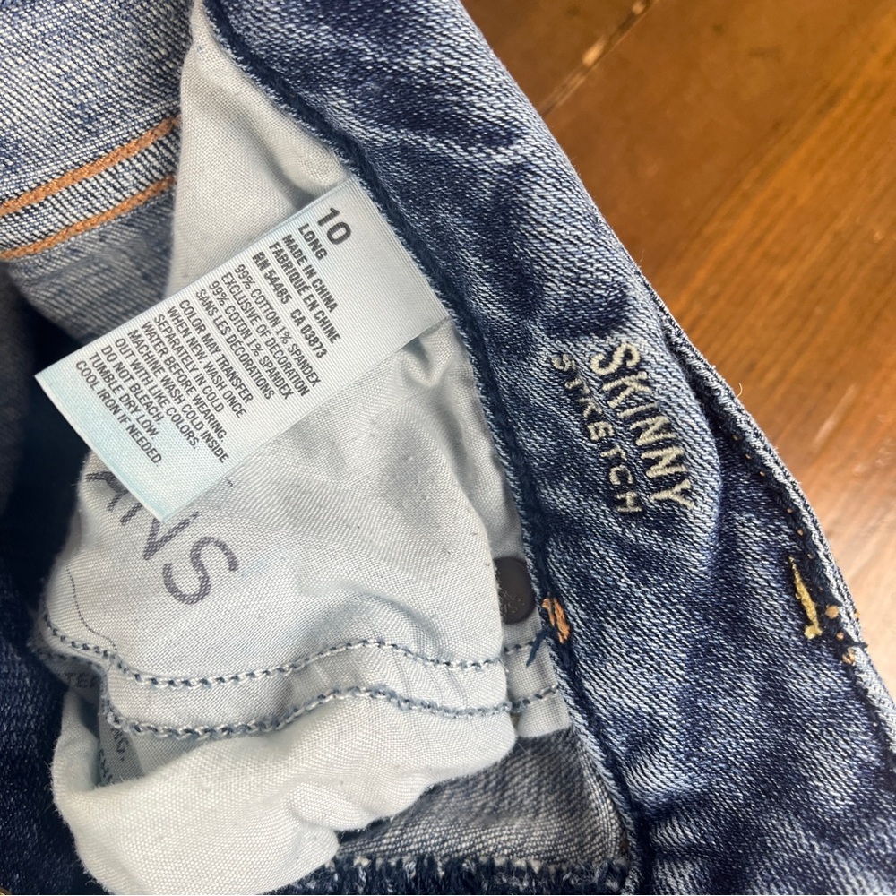 American Eagle 🦅 Stylish Blue Skinny Jeans - Picture 3 of 8